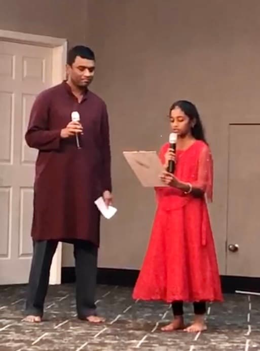 Singing with Daughter